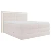 Boxxx BOXSPRING POSTELJA 180 cm x 200 cm , tekstil krem barve