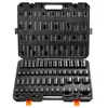 VEVOR Komplet udarnih nasadnih ključev 59-delni 510x410x65 mm črn