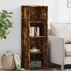 Visoka komoda dimljeni hrast 40x41x124 cm od konstruiranog drva