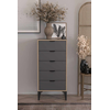 Hanah Home Komoda Arden, 50 x 105 x 40 cm, Antracit