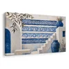 Slika grško stopnišče v modro-beli eleganci - 30x20