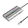 Orico XDR 12v1 RGB USB-C Docking Station (2x HDMI 4K, 1x VGA, RJ45...) - siva
