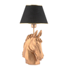 Opviq Horse Black Gold Stona lampa, Zlatno-Crna