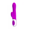 Pretty Love Douglas Zeka vibrator, Silikonski, 7 funkcija vibracije, 24.9 cm, Ljubičasti