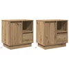 Noćni ormar 2 pcs Umjetnički hrast 50 x 34,5 x 50 cm.