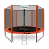 INLEA PREMIUM Jump Trampolin 305 cm z zunanjo zaščitno mrežo - oranžna