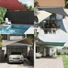 Jedro za sjenilo od sunca tamnozeleno 2x2x2 m 100% poliester oxford