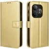 GS Realme GT 6 / 6T preklopni ovitek, denarnica Crazy Horse, zlat