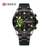 Curren 8402 black muški sat sa metalnom narukvicom