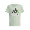 Adidas Majica za dečake J Mc Tr Tee KD6873, Kratki rukav, Svetlozelena