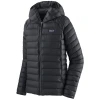 Patagonia Down Sweater Hoody ženska jakna, črna (L)