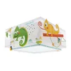 Dalber 63316 - Dečije stropno svetlo HAPPY JUNGLE 2xE27/15W/230V