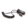 Auto Punjac 2u1 (Type-C + USB slot) crni 1A.