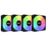 Raidmax 4x 120mm X-AIR ARGB fans Crni, NVX120FBDC4