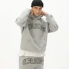 Cropp - Dukserica s vezom - light grey