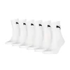 Puma Unisex Short Crew Shirt Socks 6 pack, White, Size 43-46, Clothing