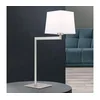 Orion LA 4-1209/1 - Stona lampa CARLTON 1xE27/40W/230V bela/mat hrom