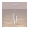 Sollux SL.1689 - Luster na sajli LAMI 3xGU10/10W/230V bela
