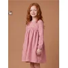 Sinsay - Pletena babydoll haljina - prljavo roze