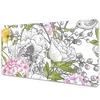 Decormat Podloga za mizo Ptice 100x50 cm