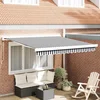Tenda na uvlačenje antracit i bijela 3x2,5 m tkanina i aluminij