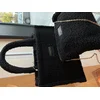 Sorena Handmade Ženska srednja tote torba Teddy, Crna
