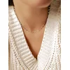 Hey Happiness Verižica Rolo Choker srebrna