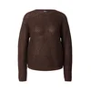 s.Oliver BLACK LABEL Pulover temno rjava