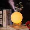 3D Mesec lampa sa aroma difuzerom i noćnim svetlom