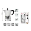 KMT Moka pot, 1 šoljica, Srebrne bolje