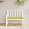 Jastuk za vrtnu klupu jarkozeleni 110x50x7 cm od tkanine Oxford