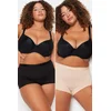 Trendyol Curve 2-Pack Black-Skin Boxer Briefs