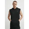 Pulover Reebok Strength moški, črna barva, s kapuco, 100075597