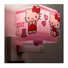 Dalber 73269 - Dečija zidna lampa HELLO KITTY 1xE27/15W/230V ružičasta