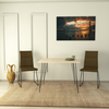 Hanah home Trpezarijski sto Sandalf Square 90x75x90cm Hrast