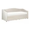 Postelja Berwyn 630 (Beige) Enojne, Svetlo rjava, 90x200, Blago, Na voljo, 98x214x82cm