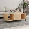 Stolić za kavu boja hrasta 102 x 50 x 40 cm konstruirano drvo