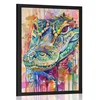 Plakat krokodil v imitaciji umetniške slike - 20x30 no frame
