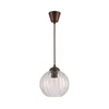 Brilagi - LED luster na sajli RETRO GLASS 1xE27/60W/230V O 18 cm smeđa/prozirna
