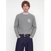 JACK & JONES Pulover JORFREDERIKSBERG pegasto siva/bela