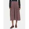 Tommy Hilfiger Trapezno krilo WW0WW49373 Bordo rdeča Regular Fit