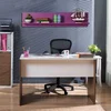 Hanah Home Zidna polica Raf-11-Uu-1, 120x25x20 cm, Ljubičasta