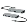 slomart Mobilis 001382 priklopna postaja USB 3.2 Gen 1 Type-C, Siva/Črna