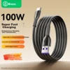 Biyaz Kabl za brzo punjenje, 5 A, 100W/66W, 2 m, Beli
