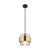 Globo 15560H - Luster na sajli MILEY 1xE27/60W/230V crna/mesing