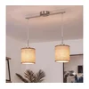 Brilagi - LED luster na sajli NUBILA 2xE27/60W/230V braon