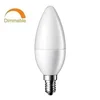 LED sijalka E14 C30 6W 500lm zatemnilna nevtralno bela 4000K
