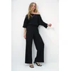 Trend Alacati Stili Ženski komplet bluza i pantalone Alc-X13470, Crni