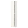 METOD Visoki element s policama, bela/Vallstena bela, 40x37x200 cm