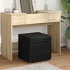 Stolica Crna 41 x 41 x 40 cm Tkanina i konstruirano drvo